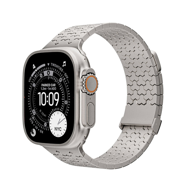 Y-Link Dual-Magnet Stainless Steel Band for Apple Watch (44/45/46/49 mm)