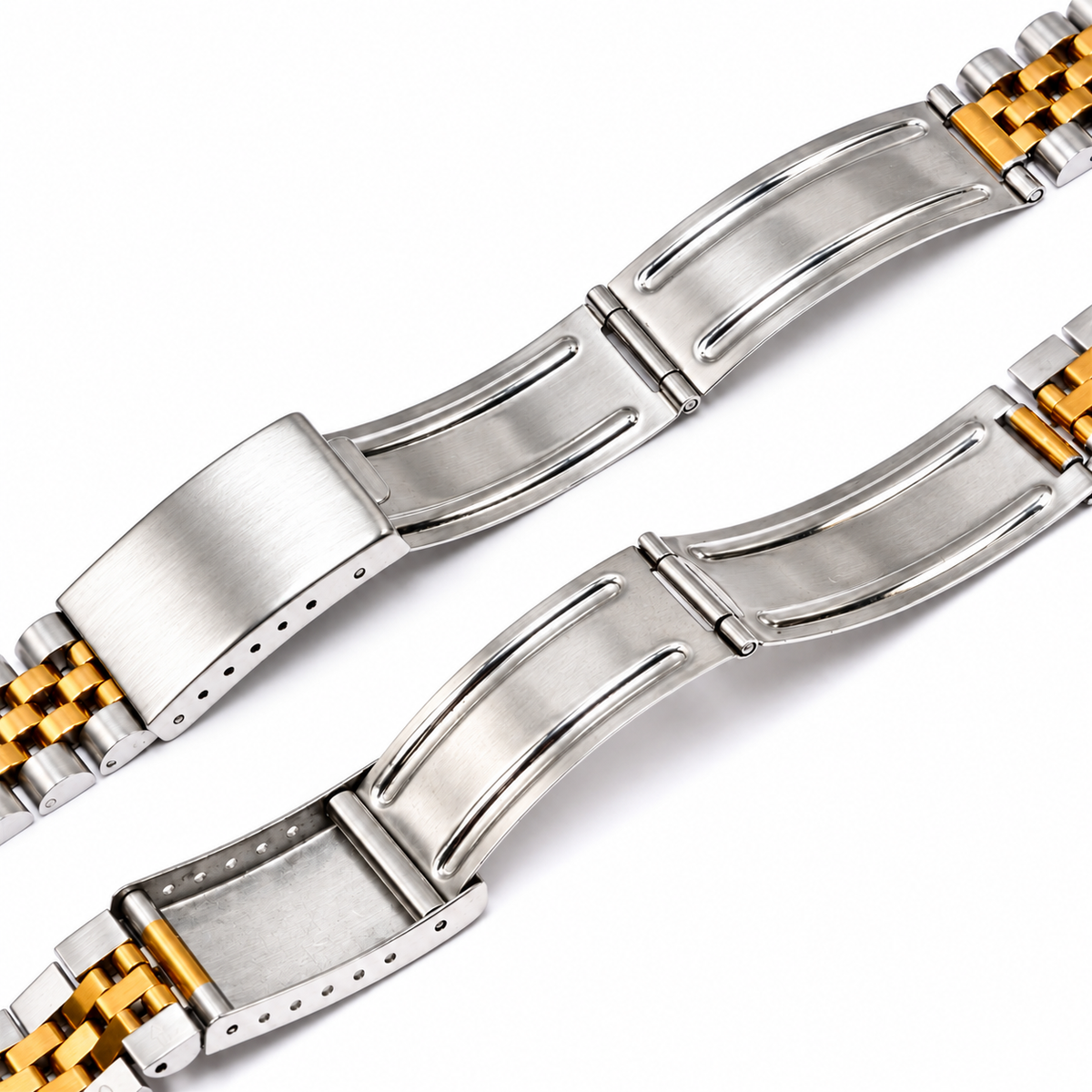 5-Link Curved End Stainless Steel Bracelet for Seiko SKX, Seiko 5 & Casio Duro – 18/20/22mm