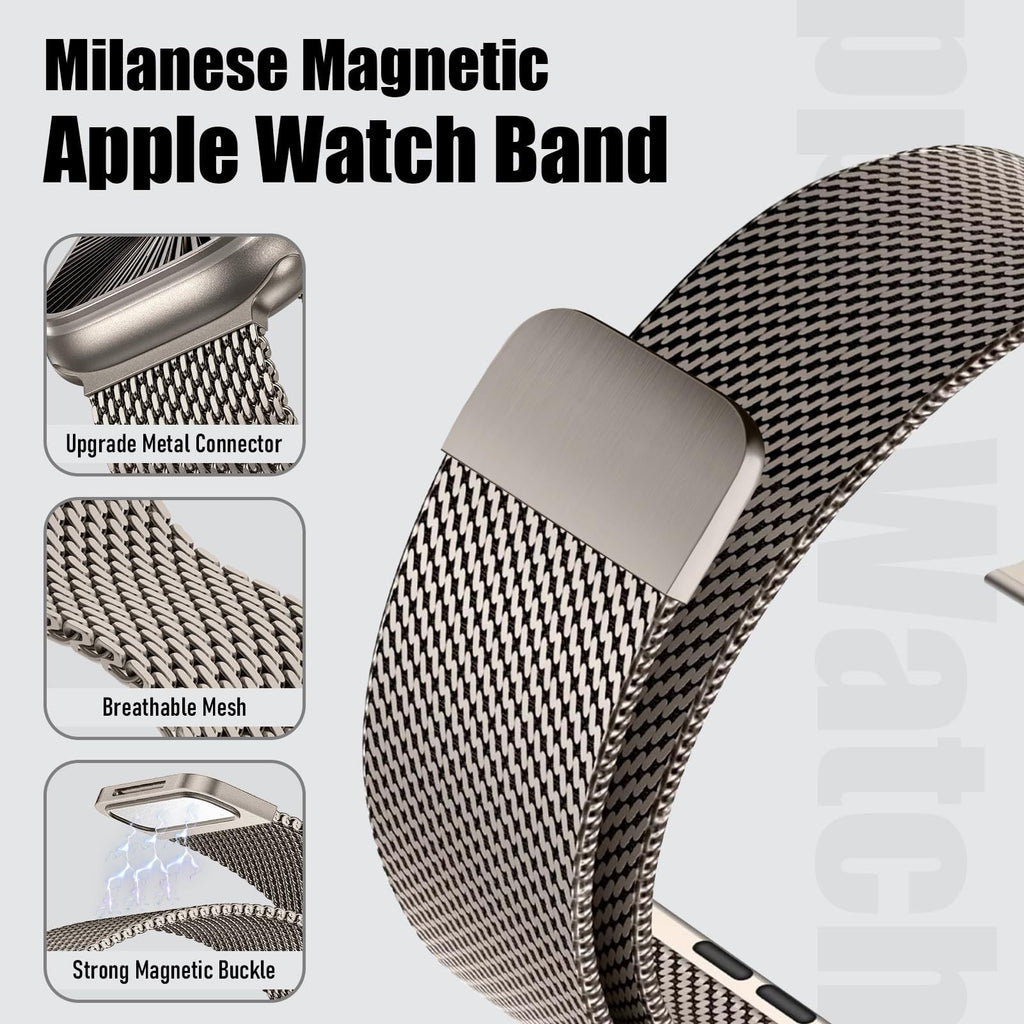 Magnetic Milanese Mesh Band for Apple Watch - view 3