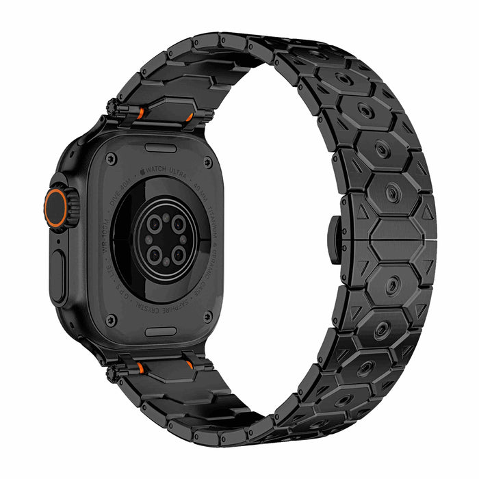 Rugged Octagonal Stainless Steel Link Band for Apple Watch Ultra (49 mm)