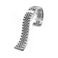 5-Link Stainless Steel Band with Butterfly Clasp for Apple Watch