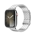 Y-link dual-magnet stainless steel band on a smartwatch